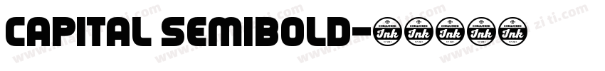 Capital Semibold字体转换
